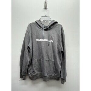 North Face Women Gray hoodie sweatshirt size Medium